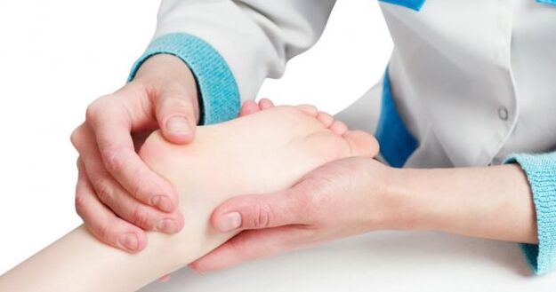 Valgus foot deformation on children